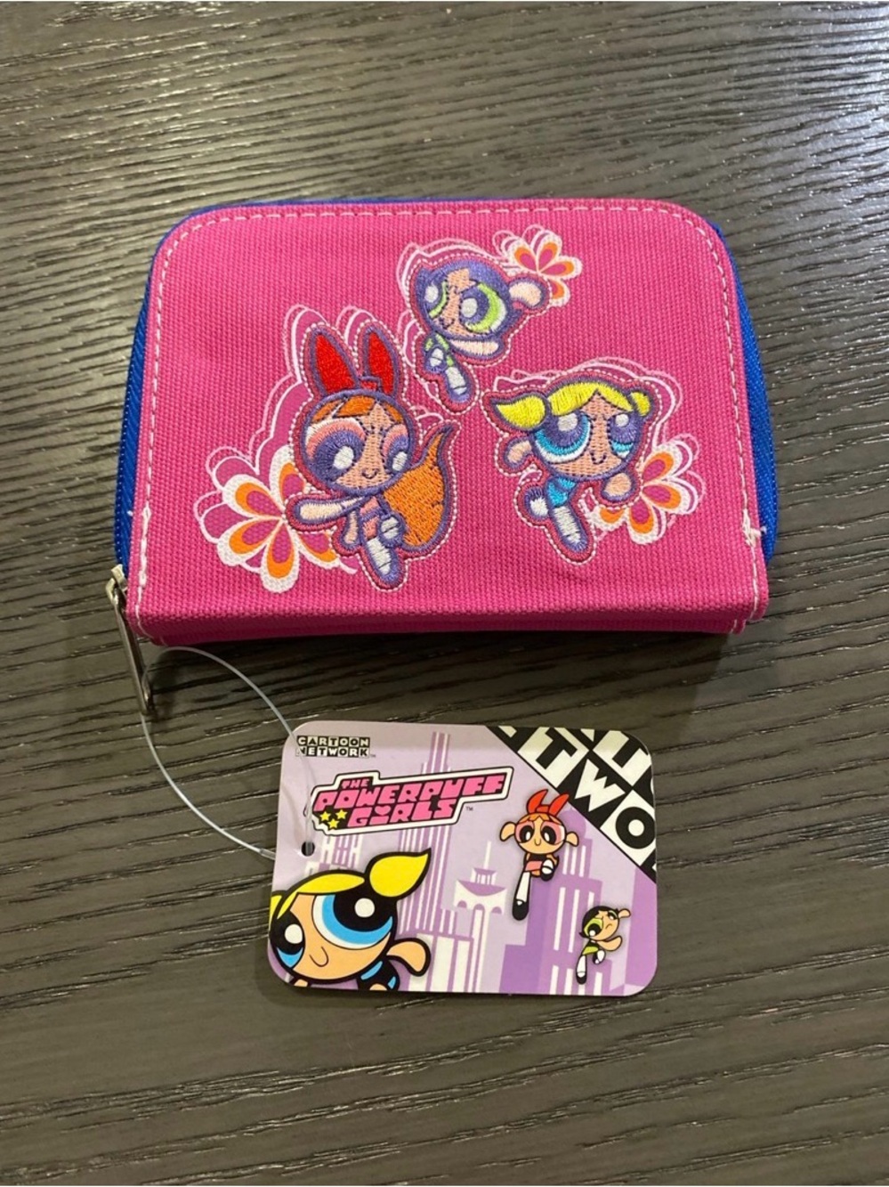 Y2K Nostalgic Embroidered Powerpuff Girls Wallet